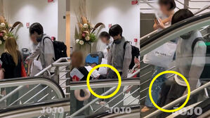 [SBS Star] VIDEO: JAEHYUN Carries Luggage for Staff as He Sees Her Struggling with It