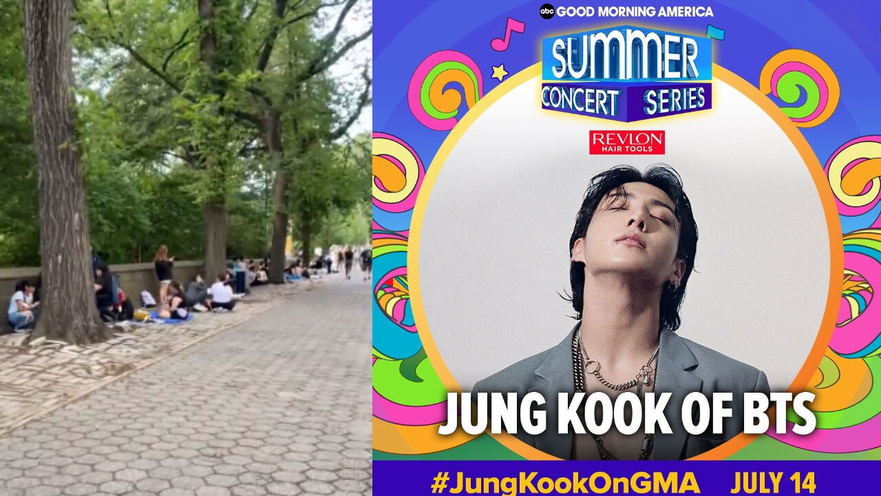 [SBS Star] VIDEO: U.S. Fans Are Already Camping Out to See JUNGKOOK's Solo Stage on Friday