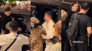 [SBS Star] VIDEO: GOT7 JACKSON Gets Surprised After a Fan Grabs Him Out of His Van