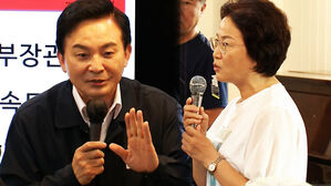 [영상] "이건 간담회 아냐&hellip;정치적 쇼 하지 마시라" 양평 주민 일침에 원희룡 장관 '진땀'