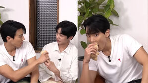 [SBS Star] VIDEO: SHOWNU Shows How a Drunk Lady Took a Burger from His Hand & Ate It