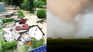 [영상] 남부 유럽은 펄펄 끓는데 중부 유럽은 '물폭탄'&hellip;미국 동부는 곳곳에서 토네이도 발생해 '조기 퇴근'