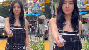 [SBS Star] VIDEO: Kwon Eun Bi Gives Ointment to Her Fan Who Had Surgery the Week Before