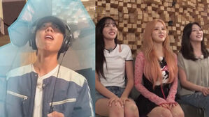 [SBS Star] 'STAYC Fan' Joo Woo Jae Freaks out While Rapping in Front of STAYC Members
