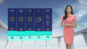 [날씨] 중부 등 곳곳에 요란한 소나기…갈수록 일교차 커져