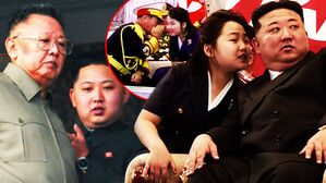 [영상] 김정은 옆에 딱 붙어 무릎 꿇은 5성 장군과 귓속말하는 김주애&hellip;김정일 옆 김정은과 닮았다?