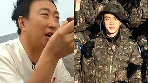 [SBS Star] Park Myung-soo Shares Hilarious Texts He Received from JIN in the Army