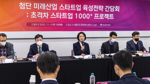 초격차 10대 분야 스타트업 1천 개 육성 계획 말하는 이영 장관