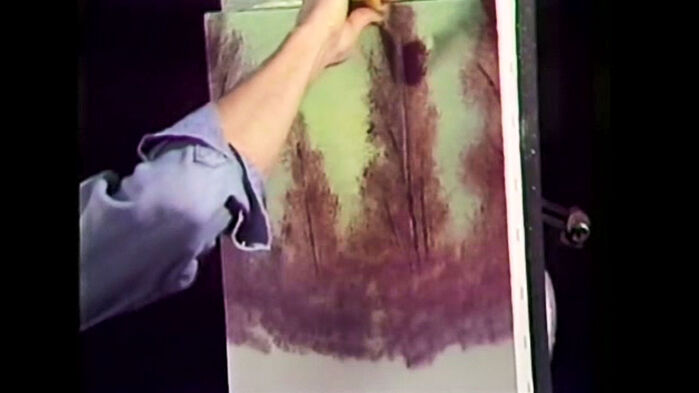 "참 쉽죠" 밥 로스 유화