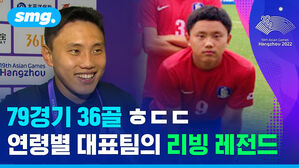 79경기 36골 ㅎㄷㄷ 연령별 대표팀의 리빙 레전드