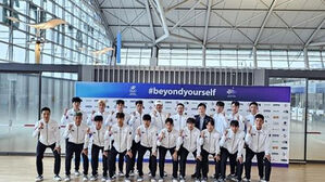 20일 중국 항저우로 출국한 한국 남자하키 대표팀 (사진=대한하키협회 제공, 연합뉴스)