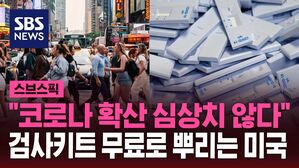 스브스픽 "코로나 확산 심상치 않다" 검사키트 무료로 뿌리는 미국
