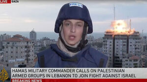 '펑' 터지자 기자는 비명…생방송 중 찍힌 '이스라엘 반격'