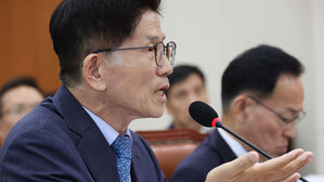 답변하는 김문수 경사노위 위원장