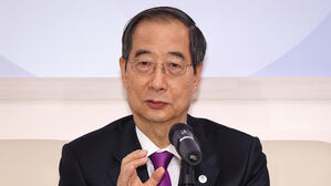 정부세종청사에서 열린 출입기자단 간담회에서 발언하고 있는 한덕수 국무총리 (사진=연합뉴스)