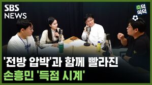 SBS NEWS 축덕쑥덕 '전방 압박'과 함께 빨라진 손흥민 '득점 시계'