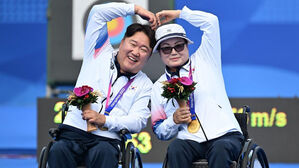 박홍조(왼쪽)와 김옥금 (사진=대한장애인체육회 제공, 연합뉴스)