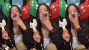 [SBS Star] VIDEO: NewJeans MINJI's Smoker-Like Hand Gesture During Live Heats Up Online