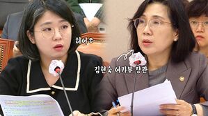 [영상] 용혜인 헛웃음 나오게 한 여가부 장관의 답변은?&hellip;용혜인 "의지도 능력도 없으면 물러나는 게 도리"