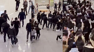 [SBS Star] "This Airport Culture Needs to Stop" JUNGKOOK Is Mobbed by Hundreds of Fans