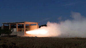 북 "신형 중거리탄도미사일용 고체연료 엔진 시험"