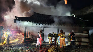 경찰, '자승 입적' 칠장사 화재 현장 합동감식 예정