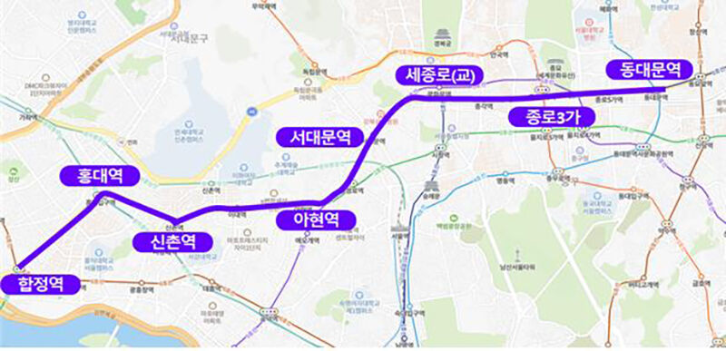 서울시 심야 자율주행버스 운행 구간 