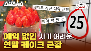 스브스뉴스 갓 나온 맛도리 예약 없인 사기 어려운 연말 케이크 근황