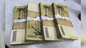 한 80대 할머니가 익명으로 연제구청에 기탁한 2천만 원. (사진=부산 연제구청 제공)