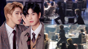 [SBS Star] VIDEO: Stray Kids HAN & SEUNGMIN Seen Running for Their Lives While Going to the Restroom