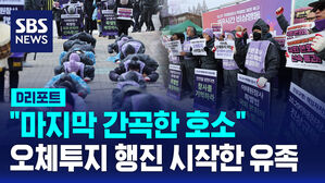 [D리포트] "특별법 통과 촉구"&hellip;이태원 참사 유족 오체투지 행진