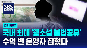 국내 최대 '웹소설 불법공유' 수억 번 운영자 잡혔다