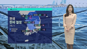 [날씨] 전국 한파 절정&hellip;내일 서울 종일 영하권 추위