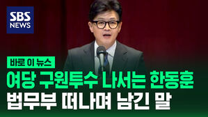 여당 구원투수 나서는 한동훈 법무부 떠나며 남긴 말