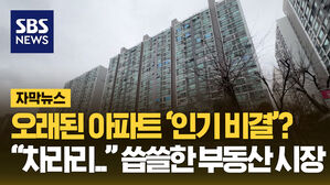 SBS NEWS 자막뉴스 오래된 아파트 '인기비결'? "차라리.." 씀쓸한 부동산 시장