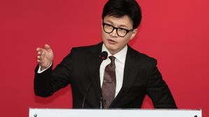 [영상] "특검에 관해서는"&hellip;'김건희 특검법' 질문에 답한 한동훈 비대위원장