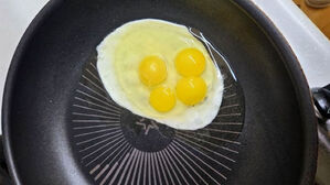 [뉴스딱] 계란 깨보니 노른자 4개&hellip;"매우 희박" 국내서 첫 발견