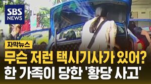 [자막뉴스] 무슨 저런 택시기사가 있어? 한 가족이 당한 '황당 사고'