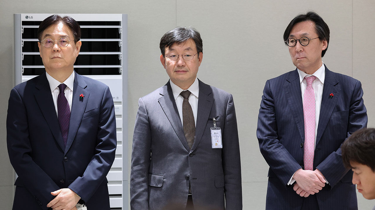 신임 이관섭 대통령 비서실장(왼쪽부터), 성태윤 대통령실 정책실장, 장호진 국가안보실장 (사진=연합뉴스)