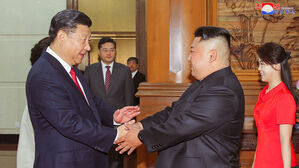 김정은, 중국 국경절 기념 시진핑에 축전 보내