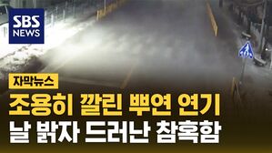 [자막뉴스] "어떡해" 순식간에 아수라장&hellip;뿌옇게 퍼지더니 '확'