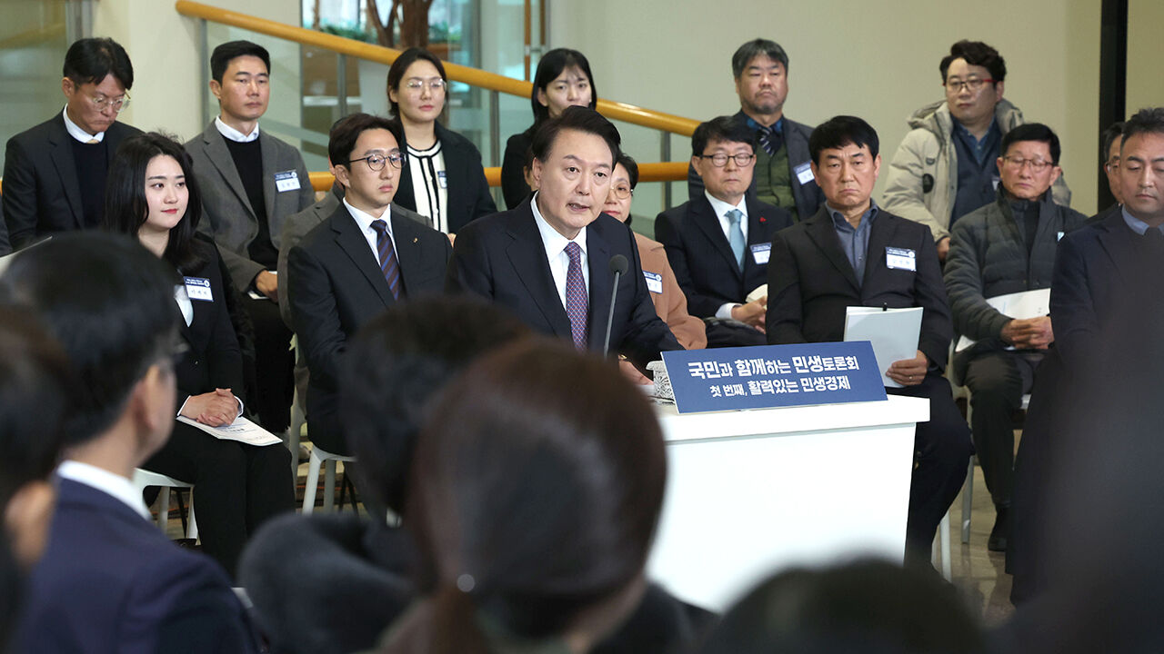'국민과 함께하는 민생토론회' 발언하는 윤석열 대통령 (사진=대통령실통신사진기자단, 연합뉴스)
