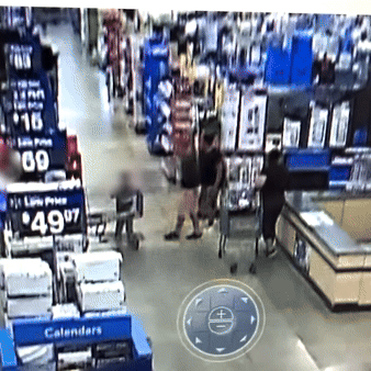 월마트 납치 cctv