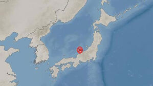 일본 혼슈섬 서쪽 해안에서 규모 5.3 지진 발생