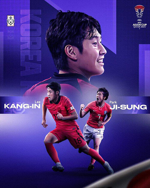 이강인과 박지성 (사진=AFC 소셜미디어 캡처, 연합뉴스)