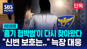 '흉기 협박범'이 다시 찾아왔다 "신변 보호는.." 늑장 대응