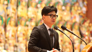 "선한 영향력 퍼져 공동체 의식 강해지길"&hellip;한동훈, 구인사 방문