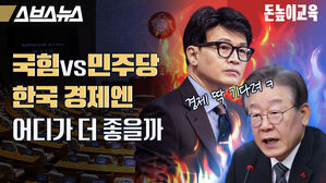 스브스뉴스 돈높이교육 국힘 vs 민주당 한국 경제엔 어디가 더 좋을까 경제 딱 기다려 ㅋ