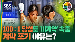 100:1 당첨도 '미계약' 속출 계약 포기 이유는?