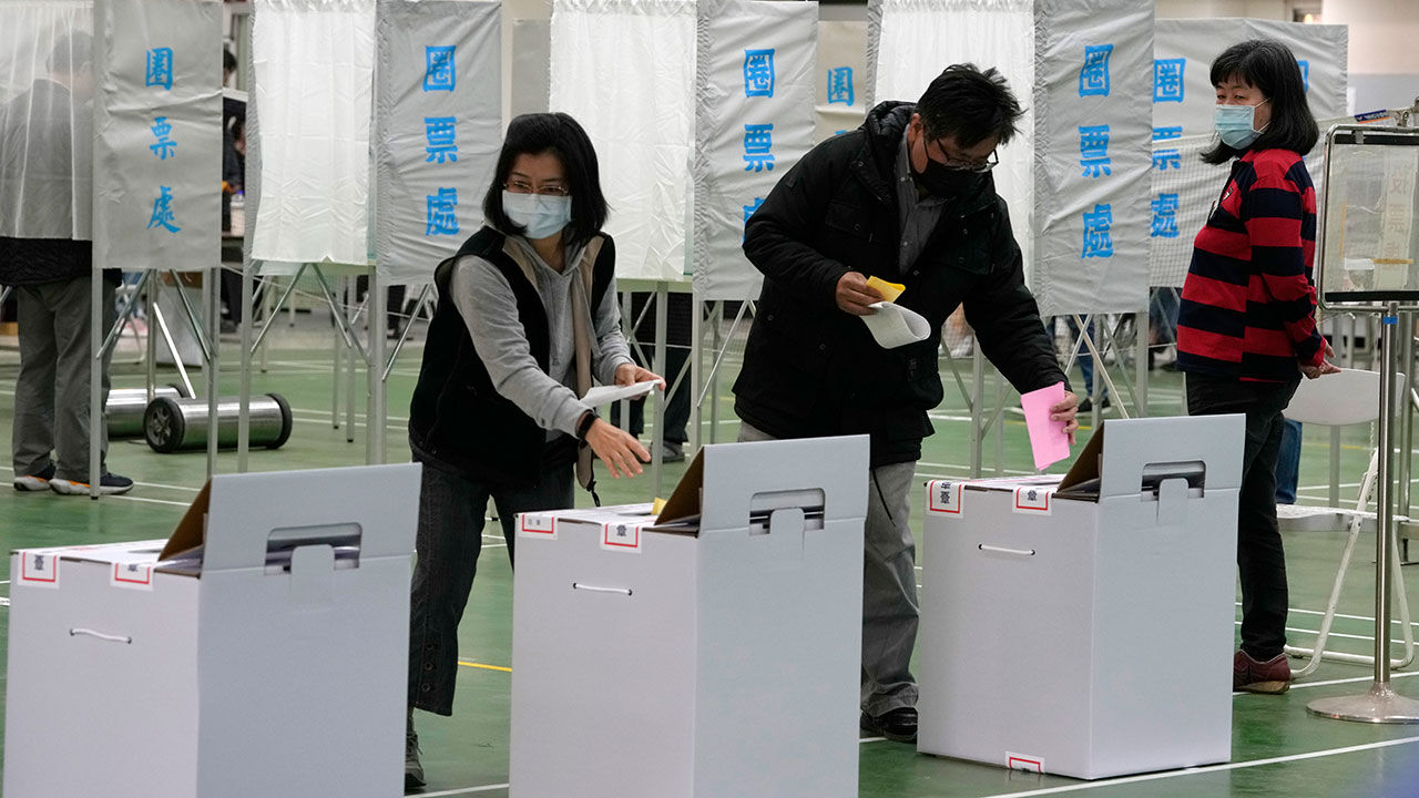 타이완 총통 선거 투표 (사진=AP, 연합뉴스)